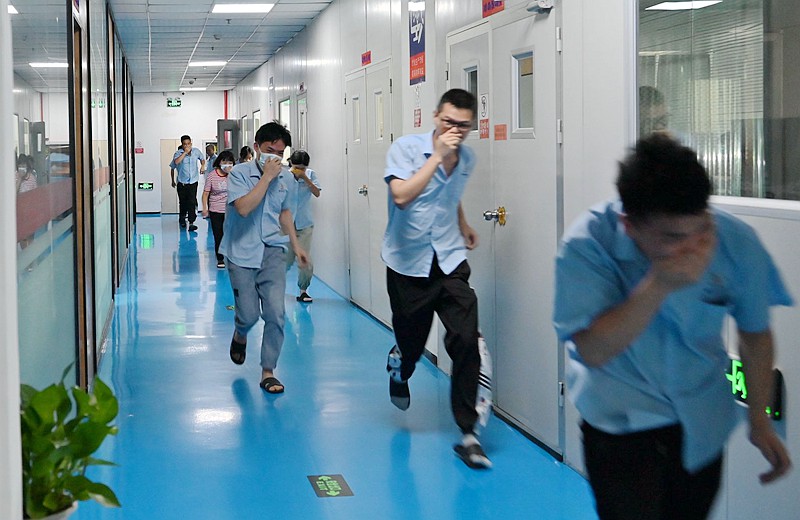 火災現場演練 火災現場演練